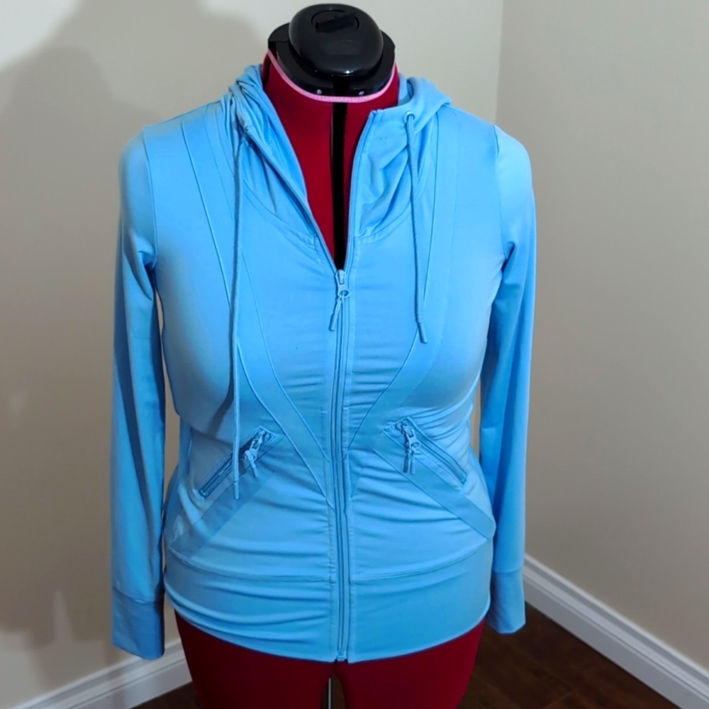 ACX| Blue Zipper Up Hoodie With Pockets
